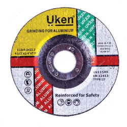Uken Stainless Steel Grinding Disc, UK1006017, 115 x 6MM