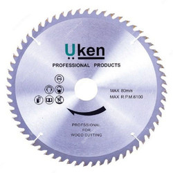 Uken Circular Saw Blade U5X40, 125 x 22.23MM, 40 Teeth