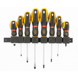 Denzel Screwdriver Set, 7713380, Phillips and Slotted, 8 Pcs/Set