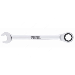 Denzel Combination Ratcheting Wrench, 7714824, SAE, 12 Point, 1/2 Inch