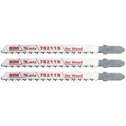 Mtx Jigsaw Blade, 782119, Bimetal, T101BF, 75 x 2.5MM, 3 Pcs/Pack