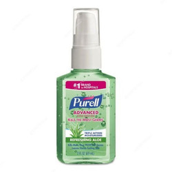Purell Advanced Refreshing Aloe Gel Hand Sanitizer, 3051-24, 59ML
