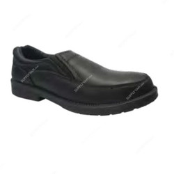 Rigman Executive Safety Shoes, 1051, Size41, Microfiber Leather, Black