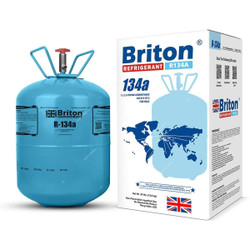 Briton Refrigerant Gas, BR-R134A, 13.6 Kg, Blue