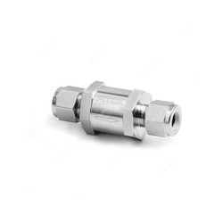 Fitok Check Valve, CHSS-ML6-1, CS Series, 316 Stainless Steel, 6MM, 414 Bar