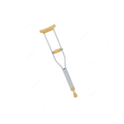 3W Crutch, 3W-925L, Aluminium, 134 x 155CM, L, Silver/Yellow