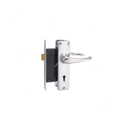 Union Lever Door Lockset, 682-78, Gower 682 Series, Zinc, Silver