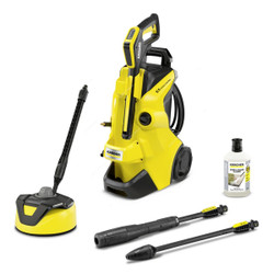 Karcher K 4 Power Control Home Pressure Washer, 13240340, 1.8kW, 20-130 Bar, Yellow/Black