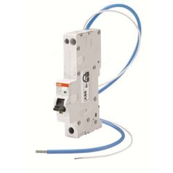 ABB Residual Current Circuit Breaker With Overcurrent Protection, DSE201-M-C16-AC30-N-Blue, Curve Type C, 1 + N, 10kA, 16A