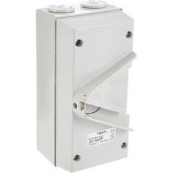 Schneider Electric Surface Mount Isolating Switch, WHS20, Kavacha, 1P, 20A, 250VAC
