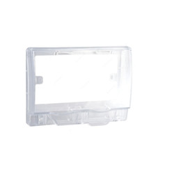 Schneider Electric Twin Gang Socket Cover, ET223R-TR, 2 Gang, Transparent