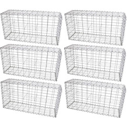 Admax Gabion Basket With Outdoor Spiral, ADG105030410, Galvanized Steel, 100CM Length x 50CM Height, 4MM Wire Dia