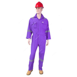 Empiral Safety Coverall, Comfort C, 100% Cotton, L, Petrol Blue