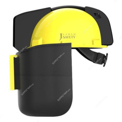 Jarsh Safety Air Conditioned Helmet, JS-25WGC-B, Model W, Plastic, Yellow/Black