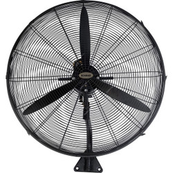 Khind Heavy Duty Industrial Wall Fan, WF2402, 30 Inch, 200W, Black