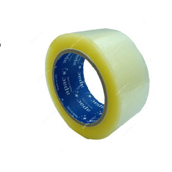 Water Based BOPP Tape, 45 Micron Thk, 48MM Width x 60 Yards Length, Clear, 36 Pcs/Carton