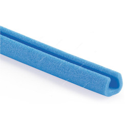 U-Profile Foam Edge Protector, 10MM Thk, 3.2CM Width x 6CM Height, 5 Mtrs Length, Blue