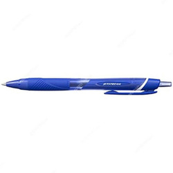 Uni-Ball Colours Retractable Ball Point Pen, SXN150C-BE, Jetstream, 1.0MM Tip, Blue, 12 Pcs/Pack