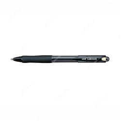 Uni-Ball Ball Point Pen, SN100B-BK, Laknock, 1.4MM Tip, Black, 12 Pcs/Pack