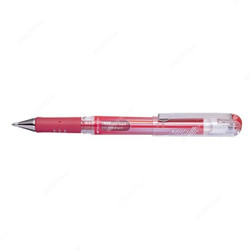 Pentel Hybrid Grip DX Gel Roller Pen, PE-K230-B, 0.7MM Tip, Red, 12 Pcs/Pack