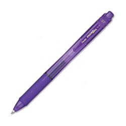 Pentel Energel-X Gel Roller Pen, PE-BL107-VH, 0.7MM Tip, Violet, 12 Pcs/Pack