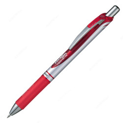 Pentel Energel Roller Gel Roller Pen, PE-BL27-BH, 0.7MM Tip, Red, 12 Pcs/Pack