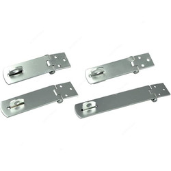 Robustline Locking Hasp and Staple, Aluminium, 8 Inch Length, 6 Pcs/Pack