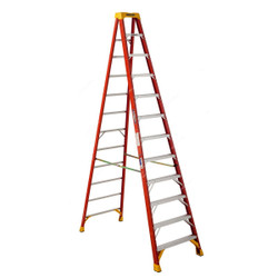 Werner Single Sided Step Ladder, 6212, Fiberglass, 12 Feet Height, 136 Kg Weight Capacity