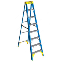 Werner Single Sided Step Ladder, 6008, Fiberglass, 8 Feet Height, 113 Kg Weight Capacity
