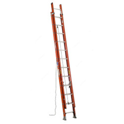 Werner Dual Section Extension Ladder, D6224-2, Fiberglass, D-Rung, 12+12 Steps, 136 Kg Weight Capacity