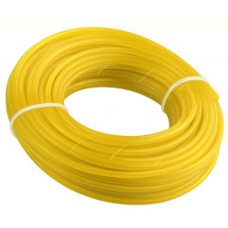 Tolsen Round Shape Trimmer Line, 77658, Nylon 6, 3MM Dia x 15 Mtrs Length, Yellow