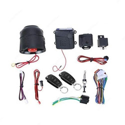 Keyless Entry Siren Security System With 2 Remote Controller, 15W, 12VDC, Black, 10 Pcs/kit