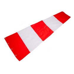 Windsock Flag, WSPM, Polyester, 80CM Length, Orange/White