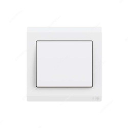 Abb Electrical Switch, BL105, Inora, 1 Gang, 2 Way, 10AX, White