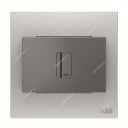 ABB Key Card Switch With LED, AM40244-ST, Millenium, 16A, Stainless Steel
