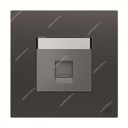 ABB BT Master Telephone Socket, AM30544-SB, Millenium, 1 Gang, RJ11/RJ12, Silk Black