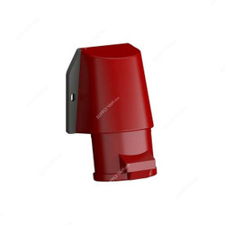 Abb Wall Mounted Inlet, 416BBS6, 346-415V, IP44, 16A, Red