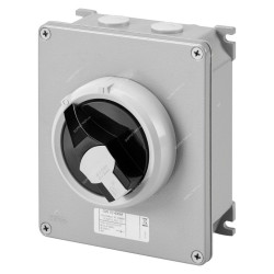 Gewiss Rotary Isolator Switch, GW70416M, 70 RT HP Series, 2P, IP66, 25A, 140 x 165 x 64MM