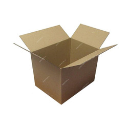 Corrugated Box, 5 Ply, 45CM Length x 45CM Width x 70CM Height, Brown, 5 Pcs/Pack