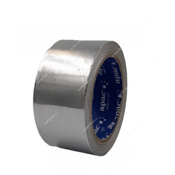 Aluminum Glass Tape, 2 Inch Width x 15 Yards Length, Silver, 24 Rolls/Carton