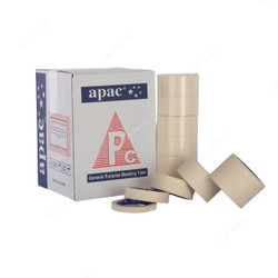 General Purpose Masking Tape, 2 Inch Width x 20 Yards Length, Natural, 24 Rolls/Carton