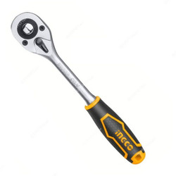 Ingco Quick Release Ratchet Wrench, HRTH0812, 1/2 Inch Driver Size, 45T, 260MM Length