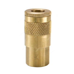 Parker Automotive Interchange Quick Connect Air Coupling, B13, Brass, 1/4-18 Inch Female NPTF, 300 PSI