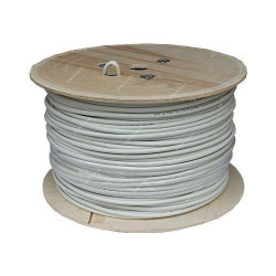RR Kabel Five Core Cable, PVC, 10 SQ.MM x 100 Yards Cable Length, White