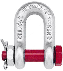 Crosby Anchor Shackle, G-2150-1019770, 5/16 Inch, 750 Kg