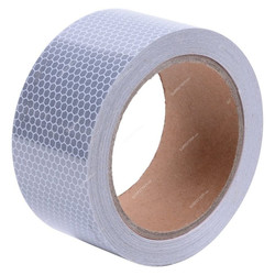 ‎Brightplus Solas Marine Reflective Tape, PVC, 2 Inch Width x 30 Feet Length, Silver