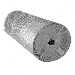 Aluminium Foam Roll, 2MM Thk, 1 Mtr Width x 50 Mtrs Length, Silver