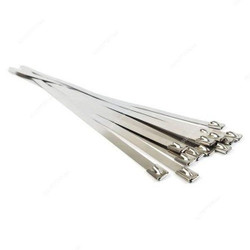 Stainless Steel SS316 Cable Tie, 4.6MM Width x 200MM Length, 100 Pcs/Pack