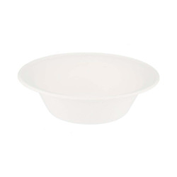 Bio-Degradable Wide Rim Bowl, 32 Oz, White, 200 Pcs/Pack