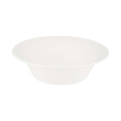 Bio-Degradable Wide Rim Bowl, 24 Oz, White, 200 Pcs/Pack